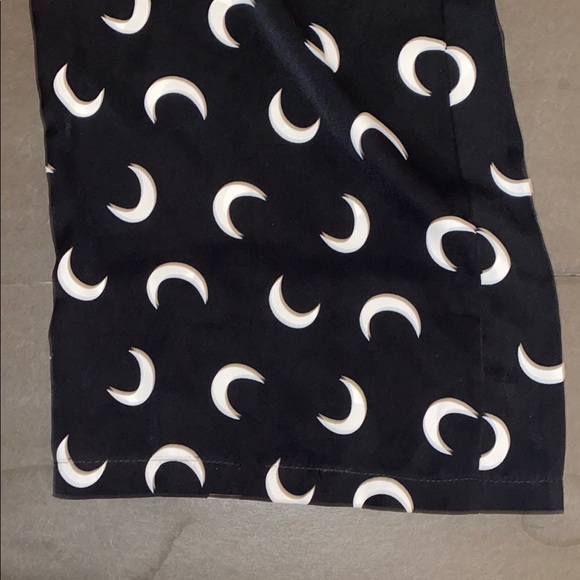 Warineserrb Small Black and White Crescent Moon Pajama Pants - Picture 8 of 9